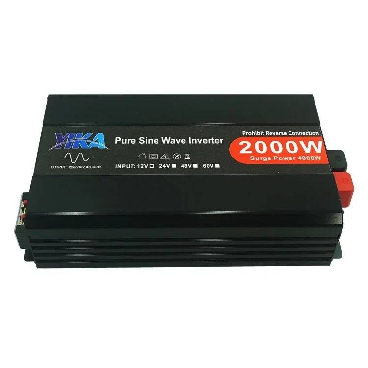 2000W 2000 Watt Off Grid Inverter 24V 110V 2000 W 2KW 2KVA Pure Sine Wave Power Inverter