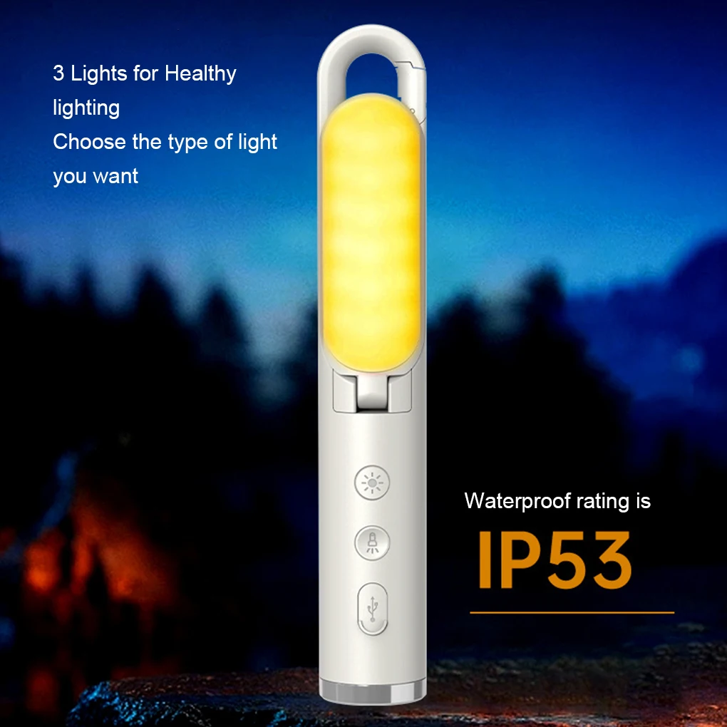 USB Charging Led Camping Lantern With Four Power Indicators Three Levels Of Brightness Adjustment