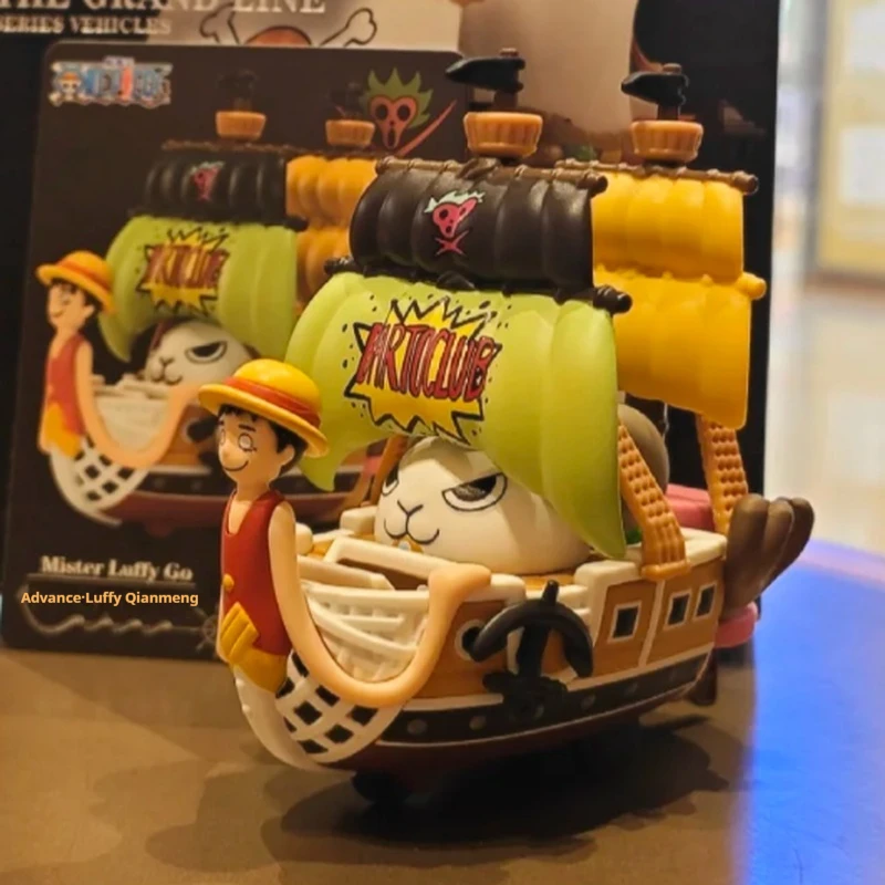 

Оригинальная фигурка Popmart One Piece The Grand Line Series Vehicles Blind Box, модель-сюрприз, таинственная коробка, подарок для мальчиков, индивидуальный дизайн