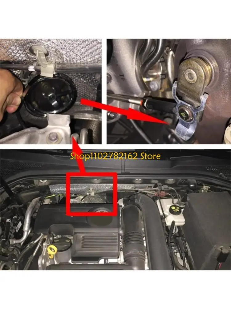 547B 2Pcs Metal Turbocharger Clamp 04E145722 For EA211 1.4T Engine Parts Fixing