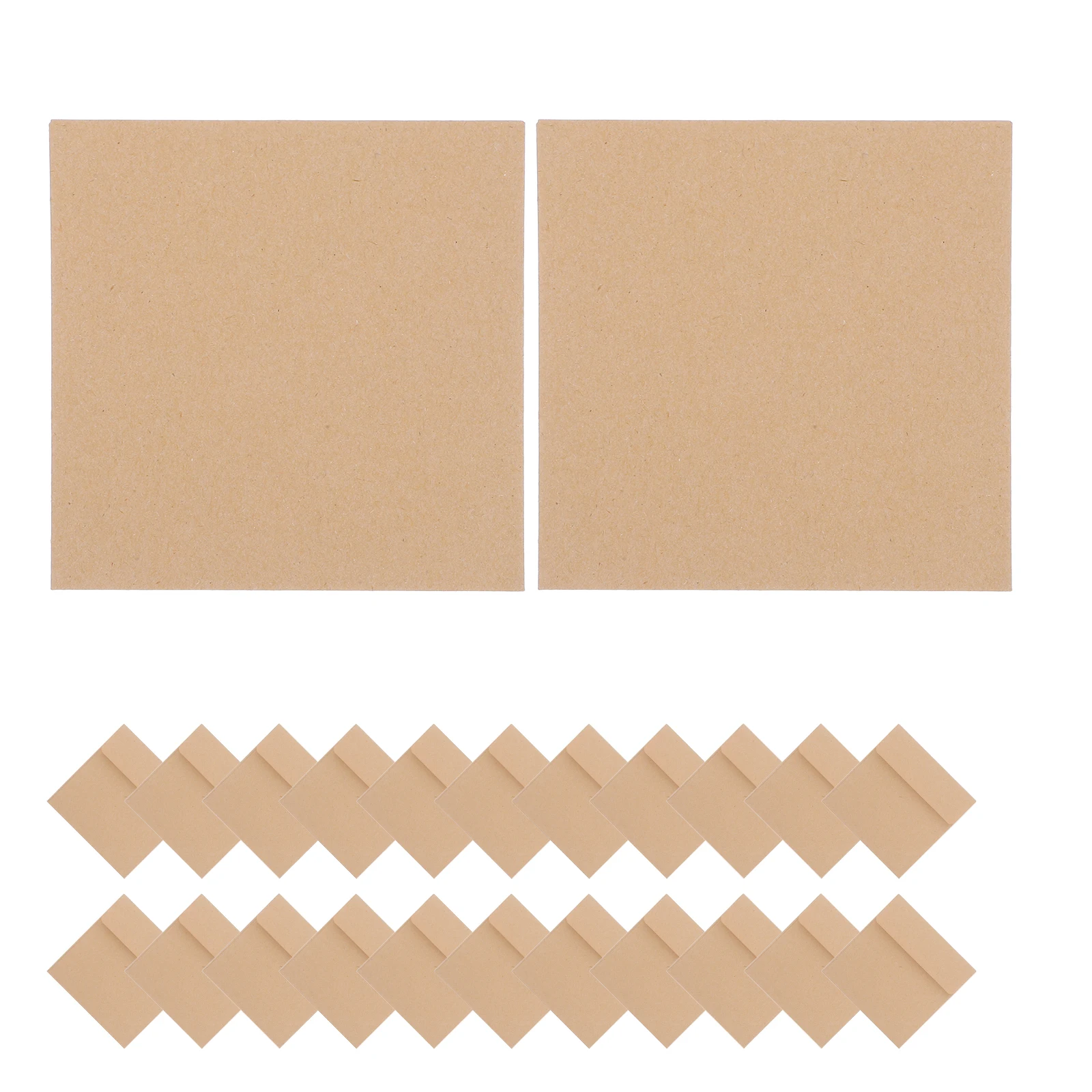 

100Pcs Kraft Small Envelopes Paper Envelopes for Coins Cards Keys Note Storage Tiny Cards Packets Small Packets