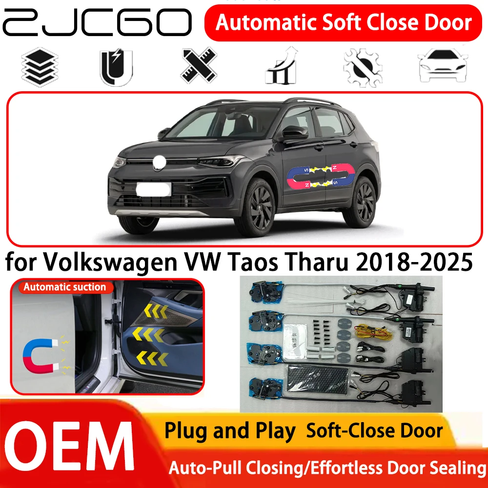 

Система автоматического мягкого закрывания дверей (Soft Close) для Volkswagen VW Taos Tharu 2018-2025, OEM, Plug and Play