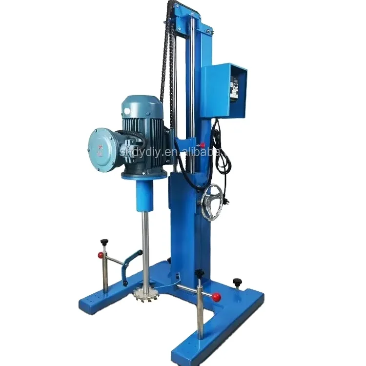 Alkyd resin primer hydraulic lift high speed disperser mixing equipment manufacturer