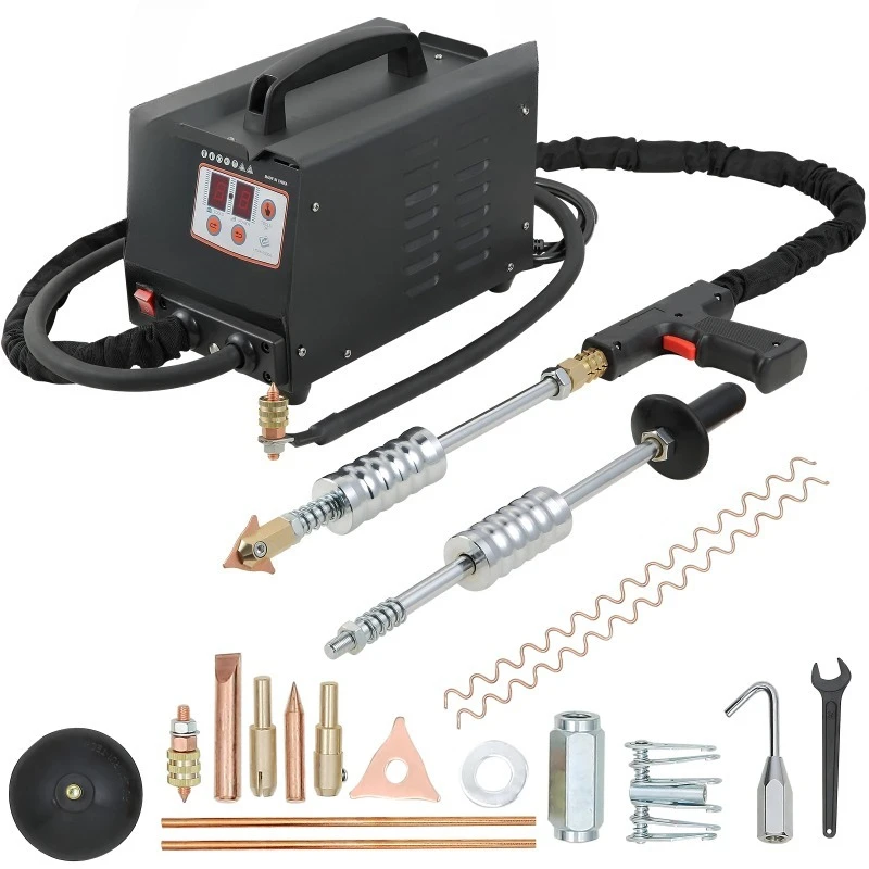 Stud Welder Dent Repair Kit 3000W 110V Spot Welder Dent Puller 7 Models Spot Welding Machine for Car Body Dent Repair