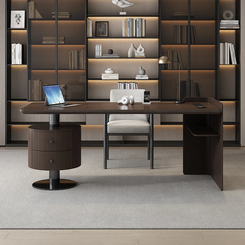 

//*Luxury Rectangular Computer Desks Storage Design Drawers Organizer Gaming Desk Notebook Executive Mesas De Computador Furnitu