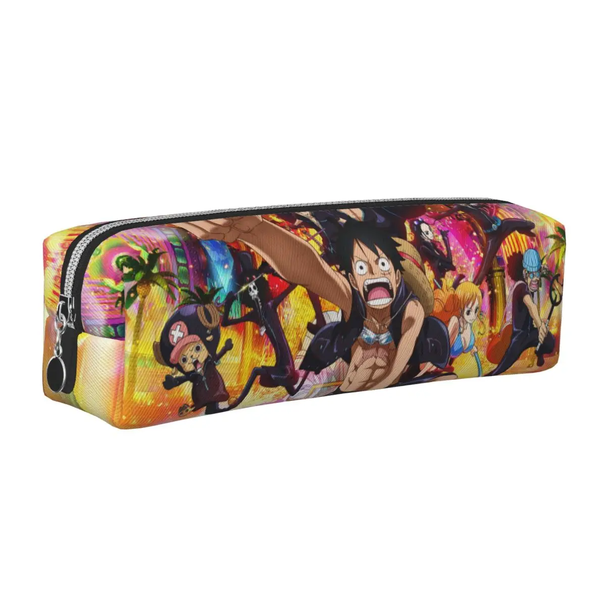 

Anime Pencil Cases One Piece Japan Manga Pencil Pouch Pen Holder for Student Large Storage Bag School Supplies Zipper Stationery