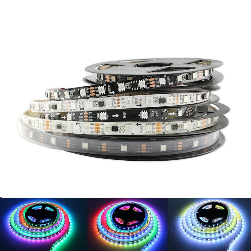 

WS2811 LED Strip RGB TV Backlight LED Lamp Tape IP65 Waterproof Strip Light 5m IP67 Flexible Ribbon Lamp Room Decoration SMD5050