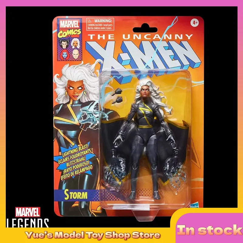 

[New Product in Stock] Hasbro Marvel Legends X-Men Hanging Card Storm 6-inch Action Figure Anime Model Toy Collection Gift