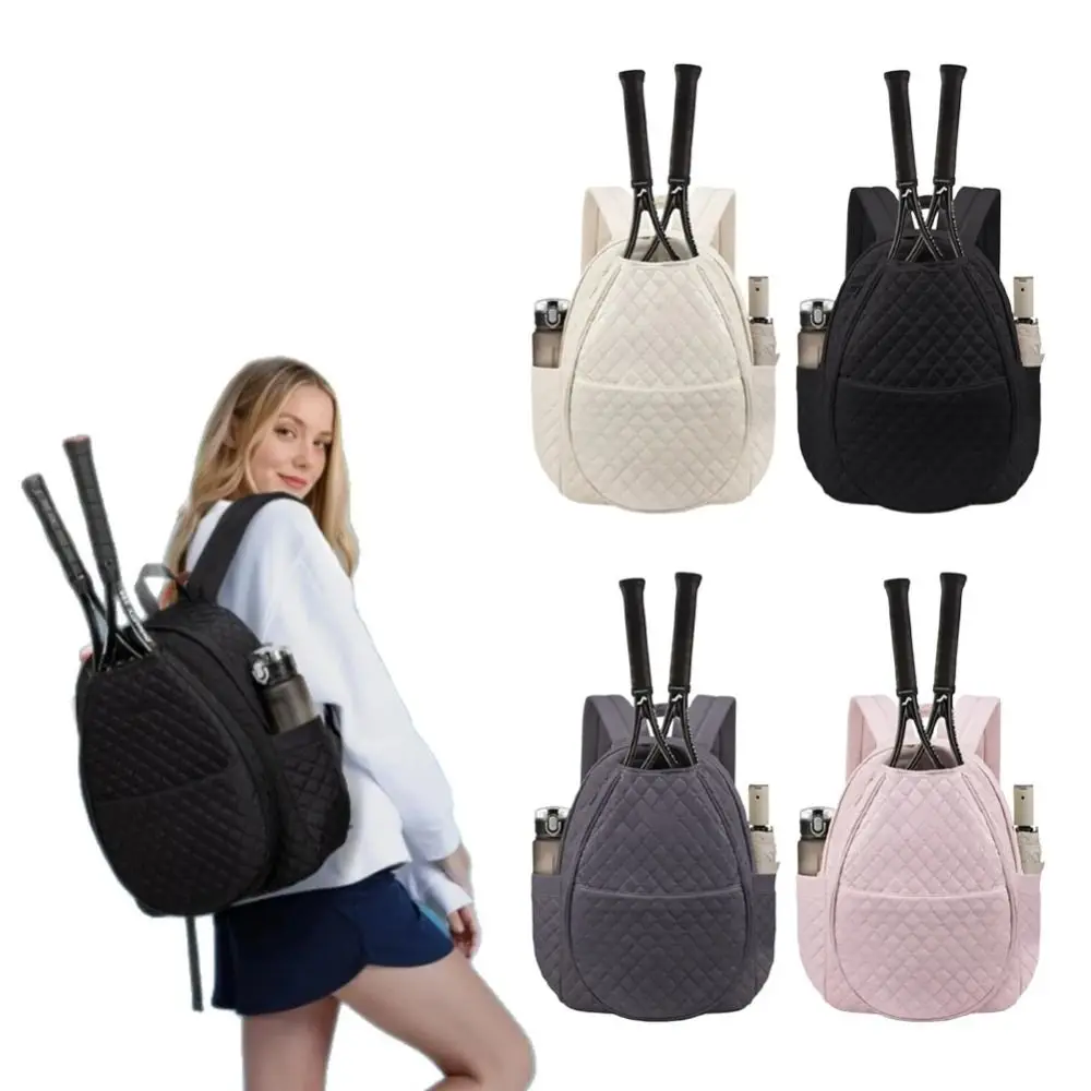 Large Capacity Tennis Crossbody Backpack Waterproof Adjustable Strap Lightweight Sling Bag Organizer Multipurpose