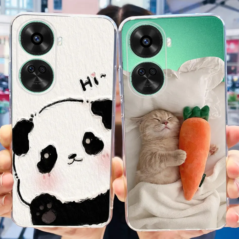 Huawei携帯電話用の透明なtpuケース,カラフルな花柄のソフトtpuケース,nova11用