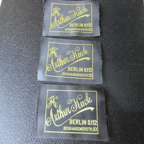 

3x Wehrmacht Tailor Label Field Bloe Uniform Officer Bevo Wh Совершенно новый оригинальный Spot Plc