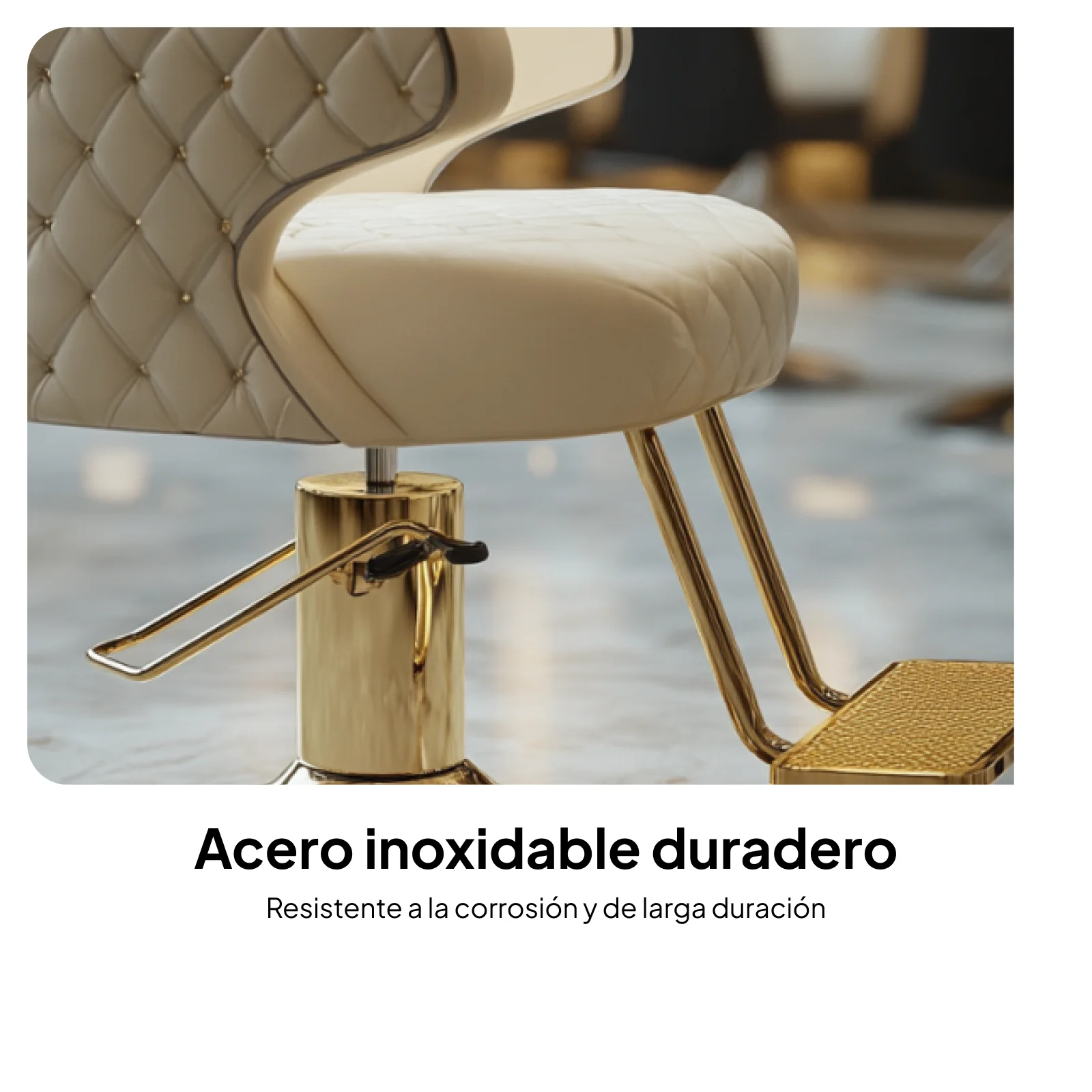 كرسي الحلاق مسند القدمين قوي من الفولاذ المقاوم للصدأ أثاث الصالون ملحقات تصفيف الشعر لكرسي تصفيف الشعر