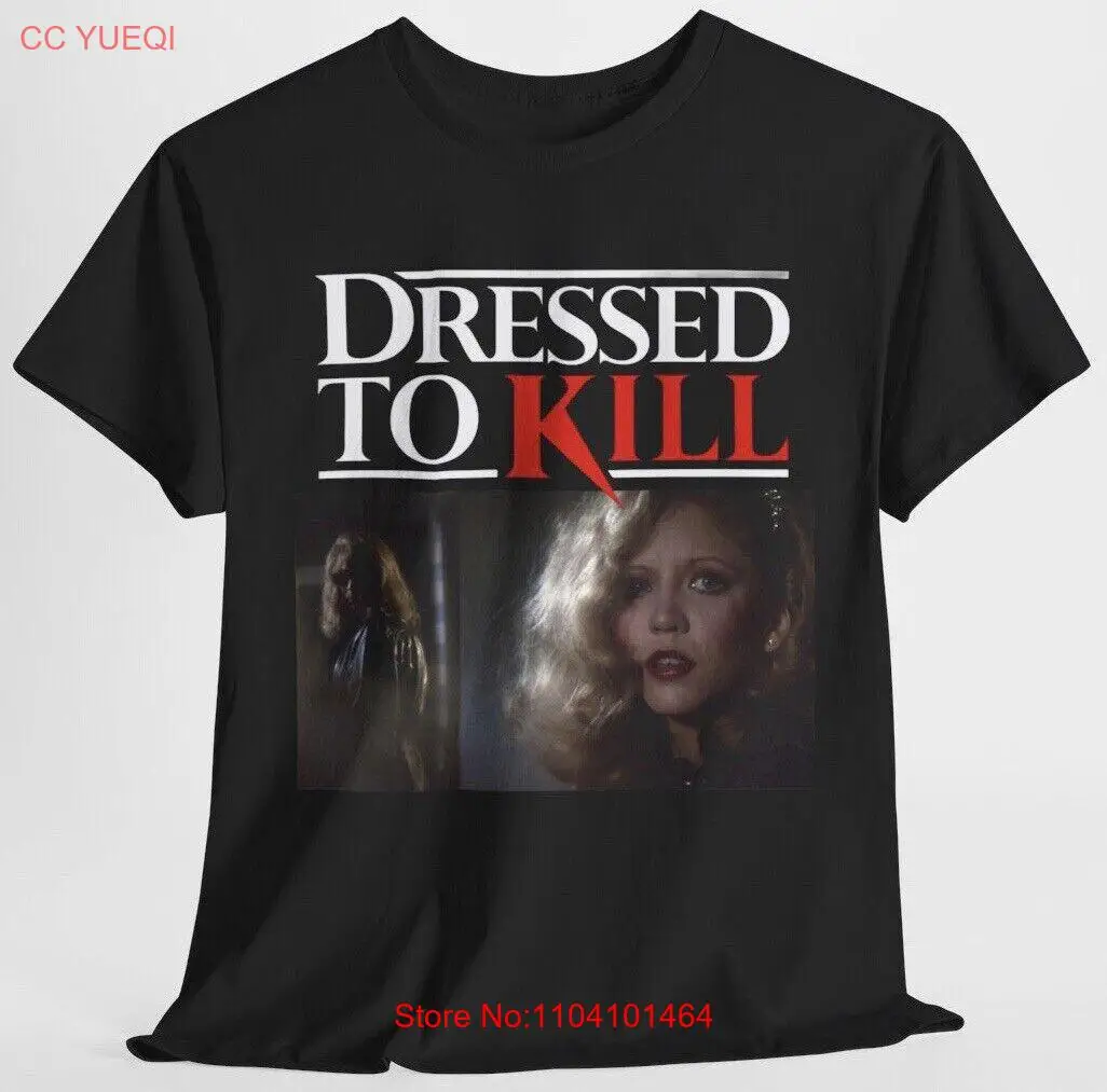 Vestido para matar camiseta - ￼ Nancy Allen - Brian De Palma clásico de los años 80 - Nuevo
