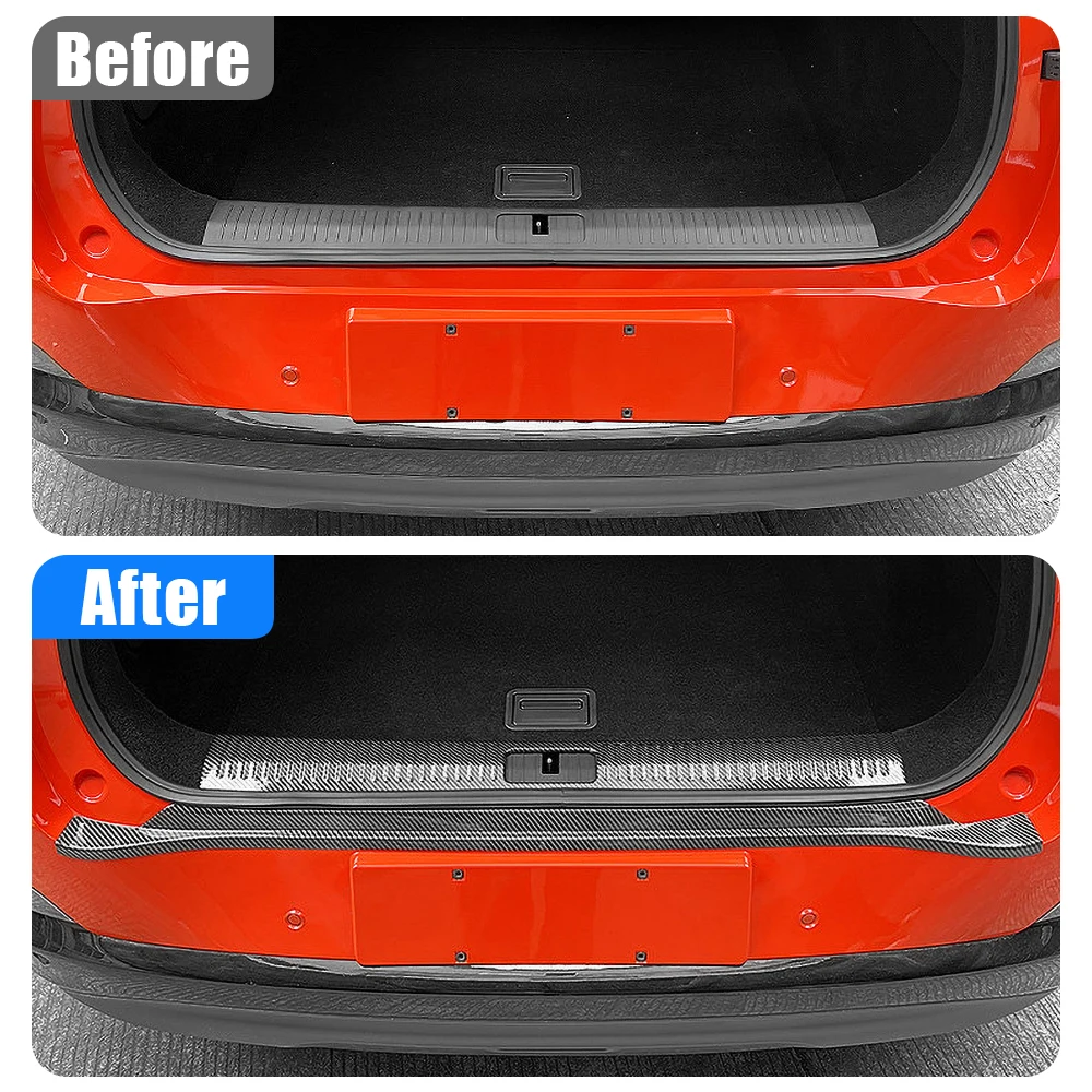 For Xpeng G6 2023 2024 Car Trunk Sill Plate Threshold Bumper Pad Prevent Scratching Cover ABS Plastic Protective Accessories
