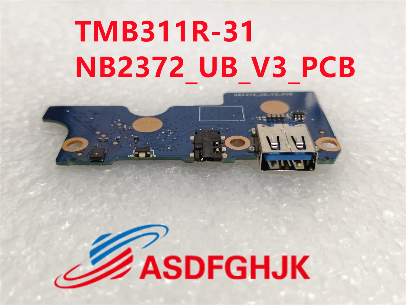 Original for Acer TravelMate Spin B3 TMB311R-31 Laptop power switch USB Audio small board NB2372_UB_V3_PCB test OK