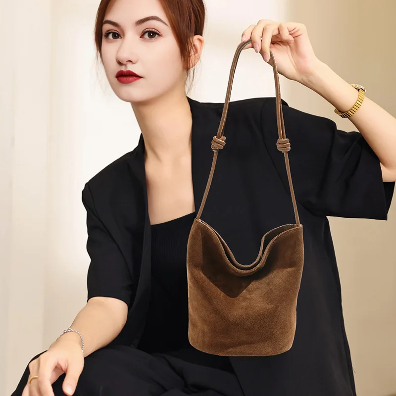 2025 Women Leather Brand Bucket Purses And Handbags Designer Luxury Bag