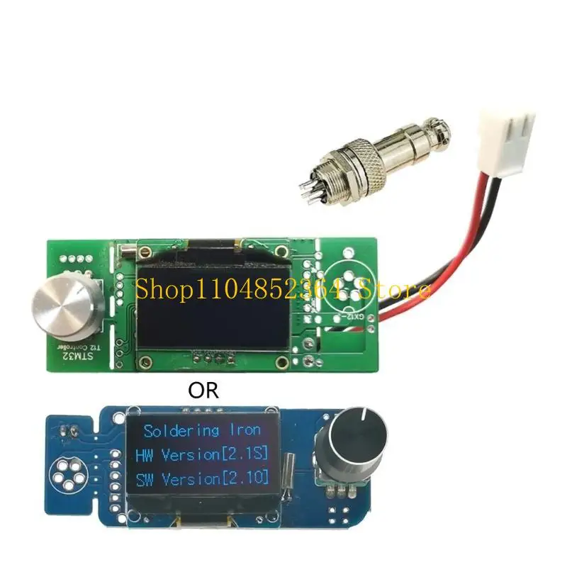 652F Upgraded T12 LED Digital Soldering Station DIY Kits for Stm32 Oled Large LED
