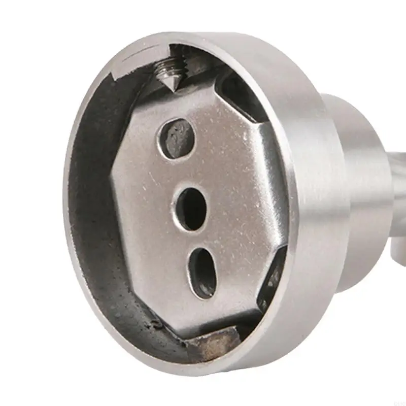 649E Ducha baño ajustable acero inoxidable montado en pared para cabeza Braquista