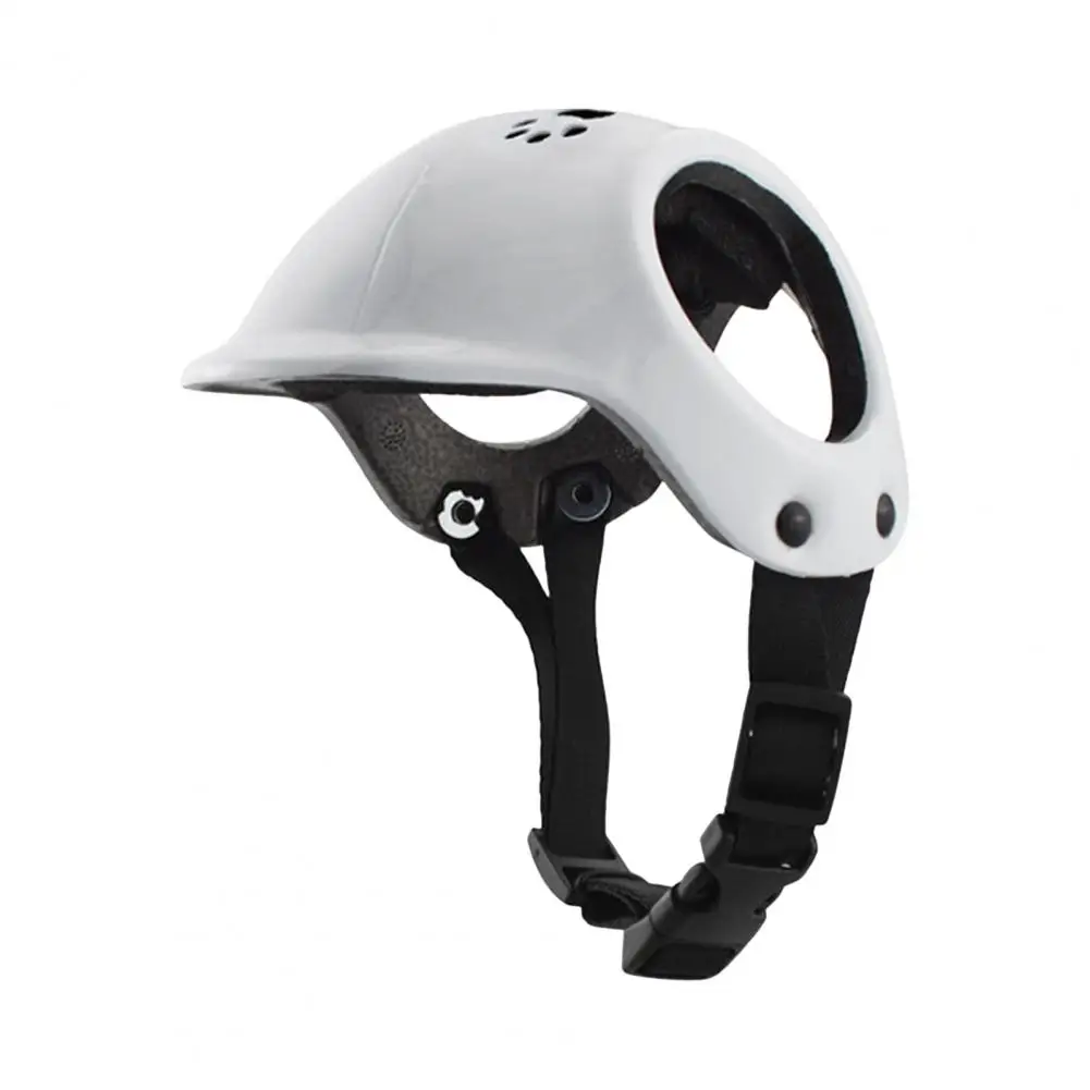Gorros para perros de alta calidad, cascos a prueba de viento para mascotas con orificios para las orejas, gorros de seguridad para cachorros, ajustables para exteriores