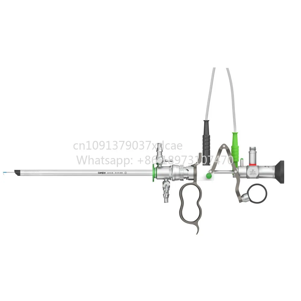 2026 New Camjoy Urology BRS108B2 Bipolar Resectoscope With Titanium Active Working Element 24fr Electric Instrument Set