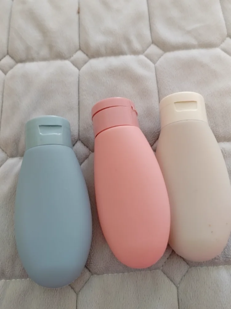 60ml Soft Lotion Container Squeeze Tube Empty Bottle Portable Refillable Bottle Travel Shampoo Bottle 4Pcs Skin Care Tool Yellow