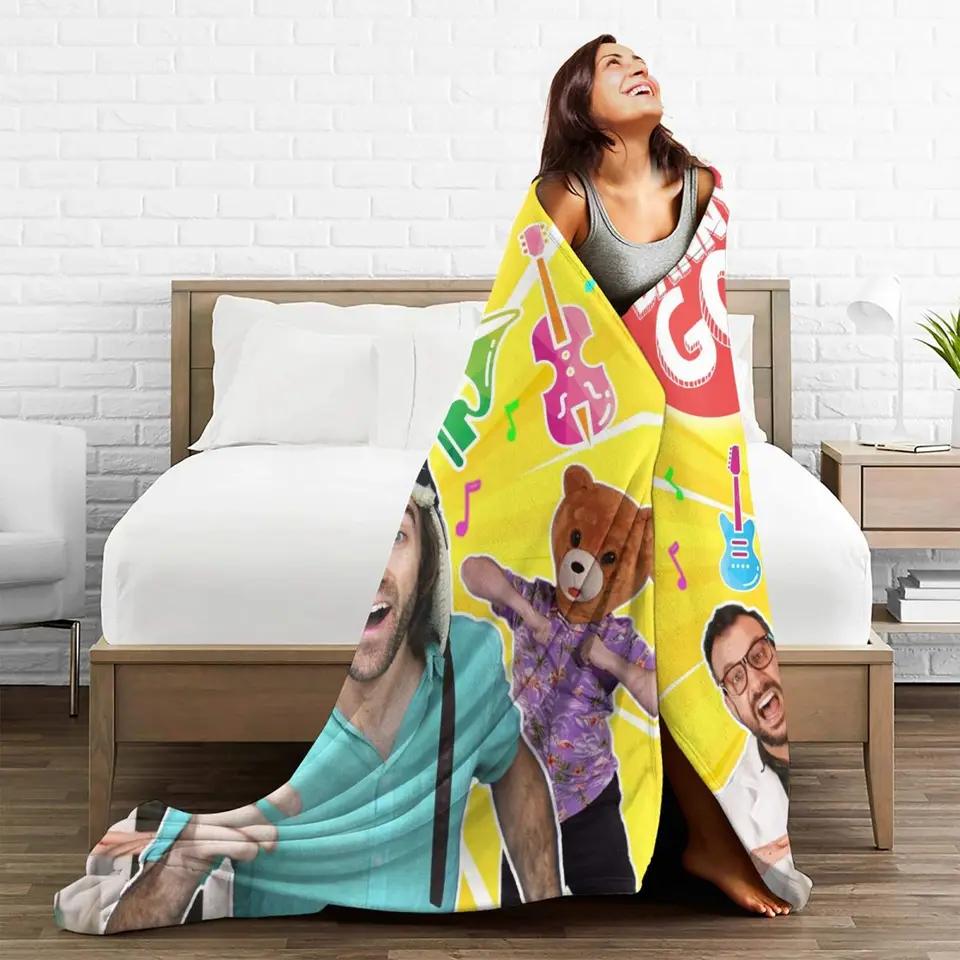 Danny Go Cartoon Music Education Fleece Throw Blankets Dance