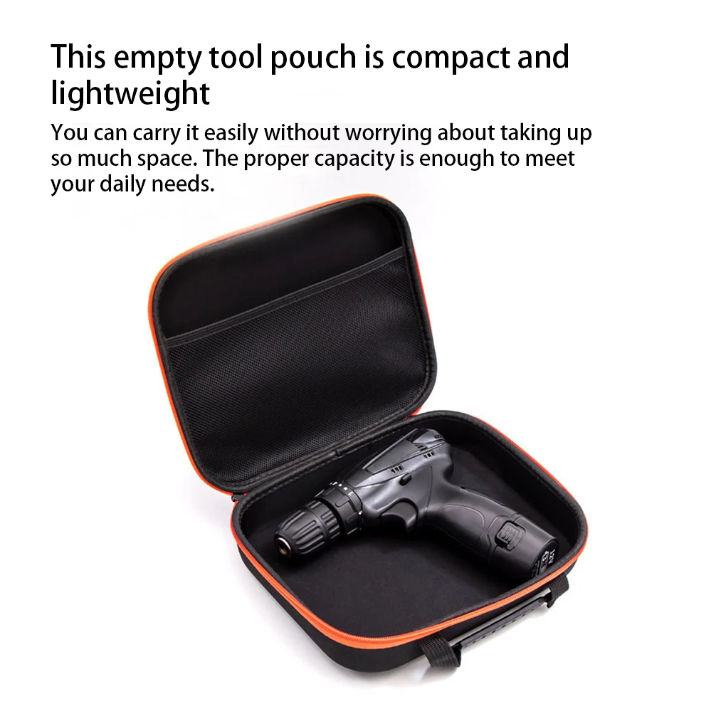 

Portable Electric Drill Tool Storage Bag Oxford Cloth Electrician Hardware Organizer Pouch Multipurpose Drill Tool Carrying Case