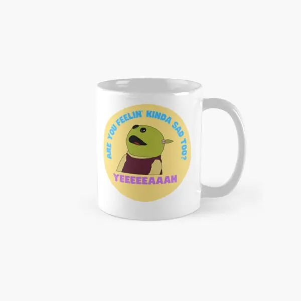 Are You Feeling Mad Nanalan Classic  Mug Tea Gifts Simple Drinkware Printed Cup Design Photo Picture Image Coffee Handle Round