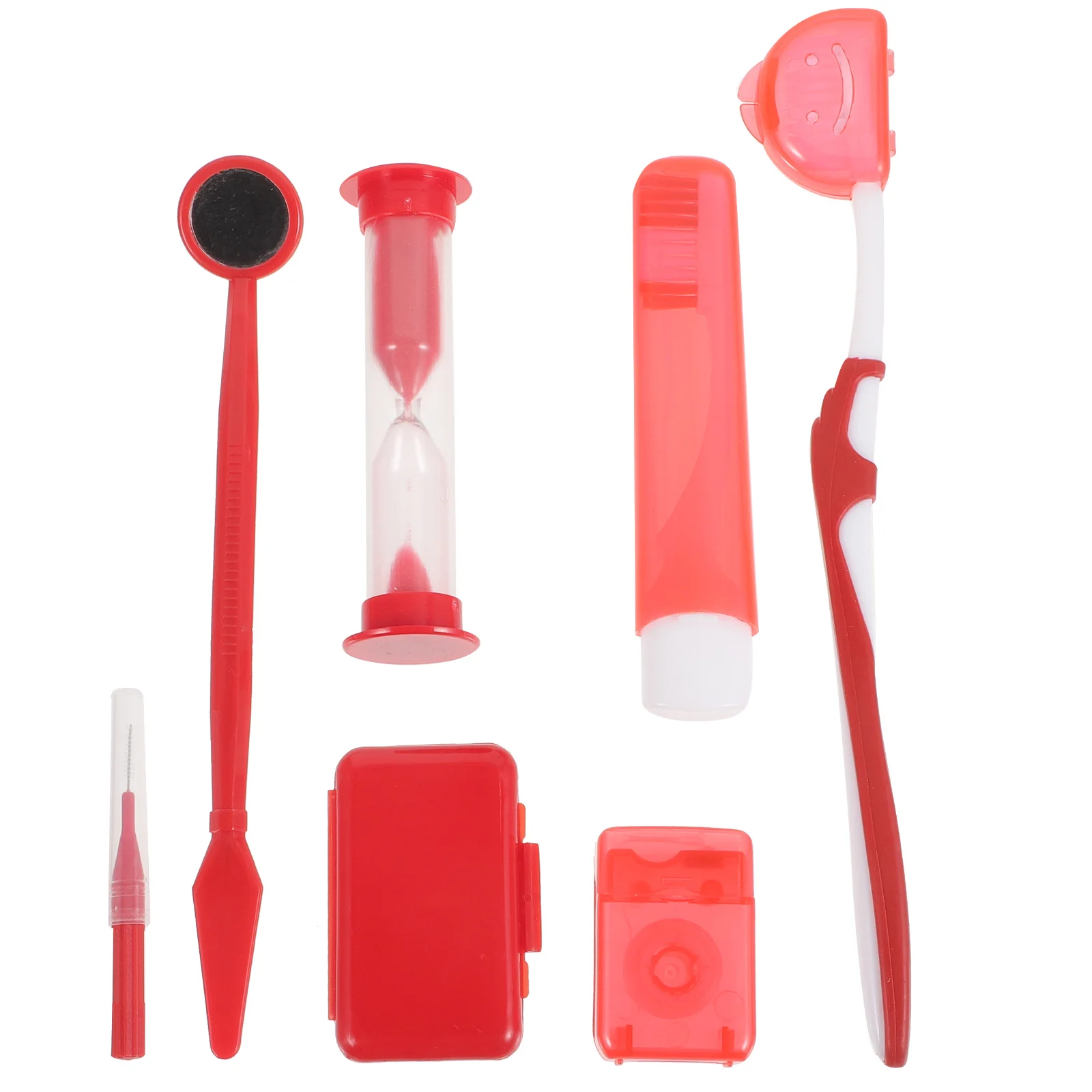 1 conjunto kit de cuidados com os dentes limpador oral suprimentos ortodônticos escova de dentes pequena cabeça ferramentas dentárias prático uso doméstico presente pais