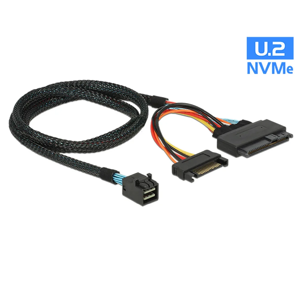 

CYSM Xiwai U.2 SFF-8639 NVME PCIe кабель SSD для материнской платы Intel SSD 750 p3600 p3700 M.2 SFF-8643 Mini SAS HD