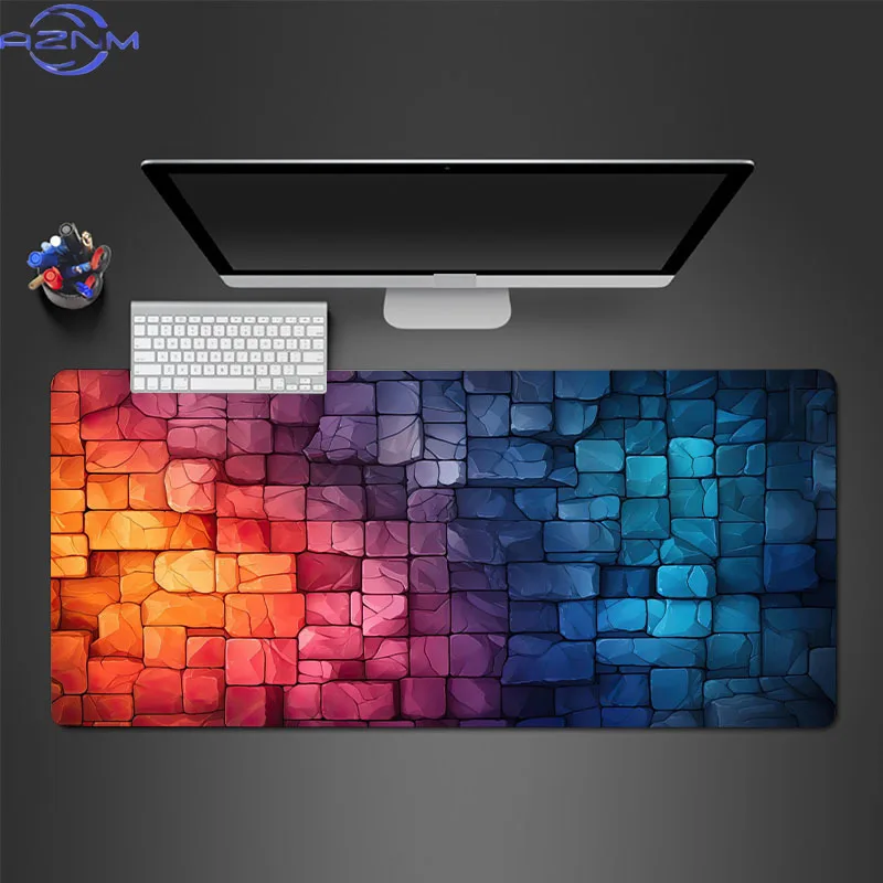 Fluorescent Stone Large Gaming Mouse Pad Anti-Slip Rubber Desk Mat for Computer Keyboard and Mouse Desk game office accessories