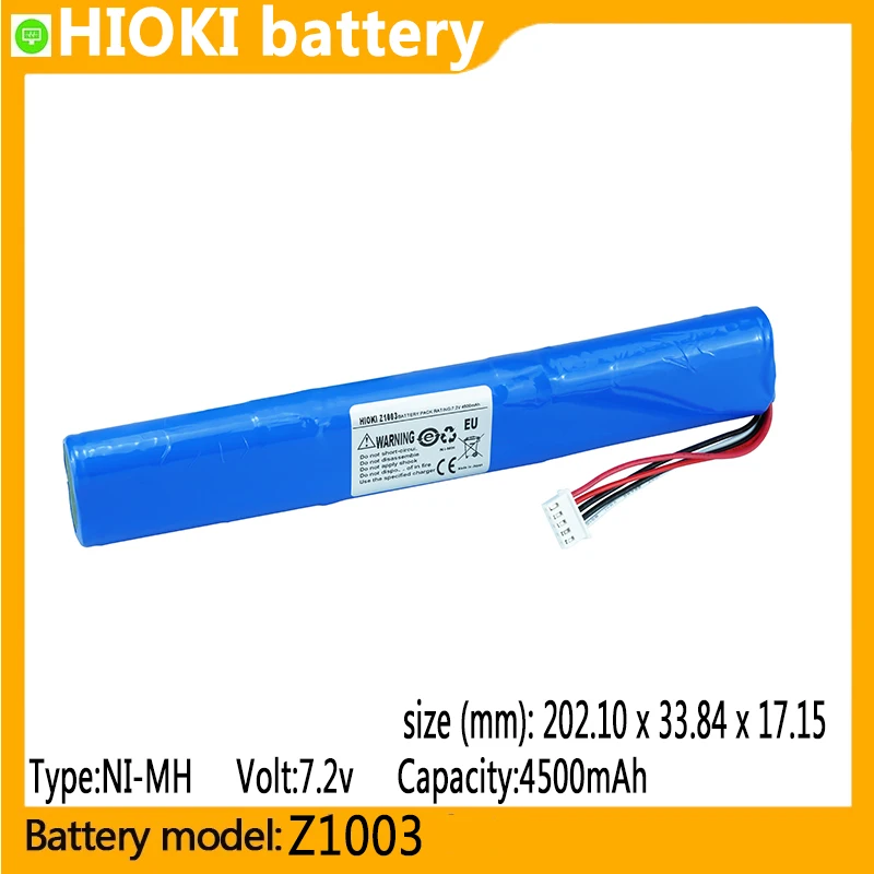 

Z1003 capacity 4500mAh 7.2V NI-MH battery suitable for, PW3198 , MR8875 ,MR8875-30 , PQ3100 , PQ3198, Flue gas analyzer