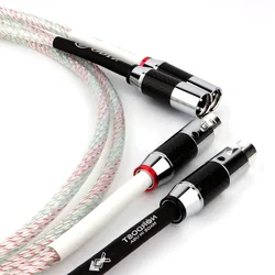 Kabel XLR kabel połączeniowy z serii Nordost Valhalla z zbalansowanym przewodem z włókna węglowego wtyk XLR męski na żeński przewód Audio