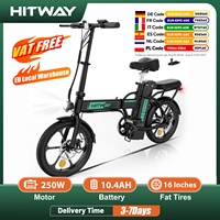 HITWAY Electric bike e-bike foldable city bike Lithium battery 36V/10.4Ah, electric mileage can reach 35-70k