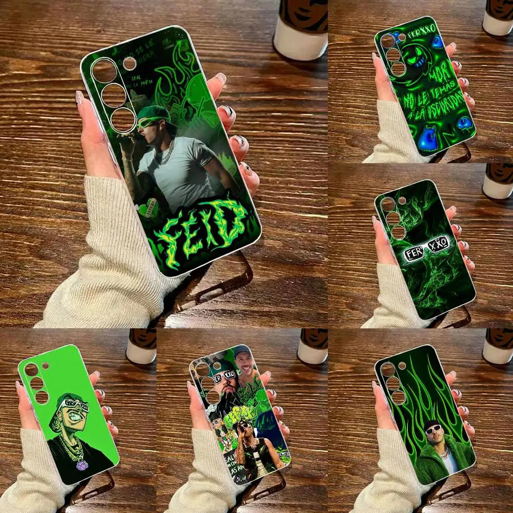 Singer F-Feid Ferxxo SIXDO Phone Case For Samsung GalaxyA13,21s,21,22,31,32,41,52,53,71,72,73 Transparent Cover BNM