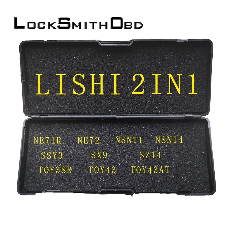 1PCS HOT LISHI  2 in 1 Tool For IFC03 ISU5 KW14 KY14 MIT11 MIT8 MIT9 NE38 NE71R NE72 NSN11 NSN14 SX9 SZ14