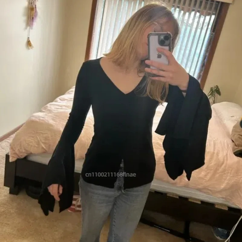 2025 신상 모던댄스 의상 슬리밍, 스윗하고 쿨한 반팔 티셔츠 루즈핏 여성 가을 학생 캐주얼 트렌드 탑