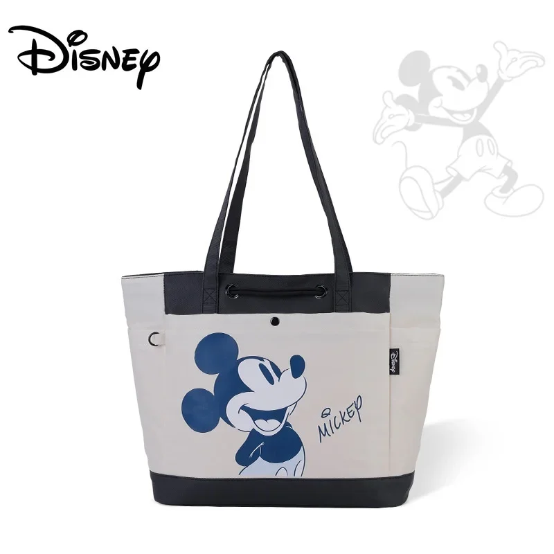 Disney 24 Year Men\'s And Women\'s Fashion Versatile Tote Bag New Mommy Casual Large Capacity Waterproof Handbag