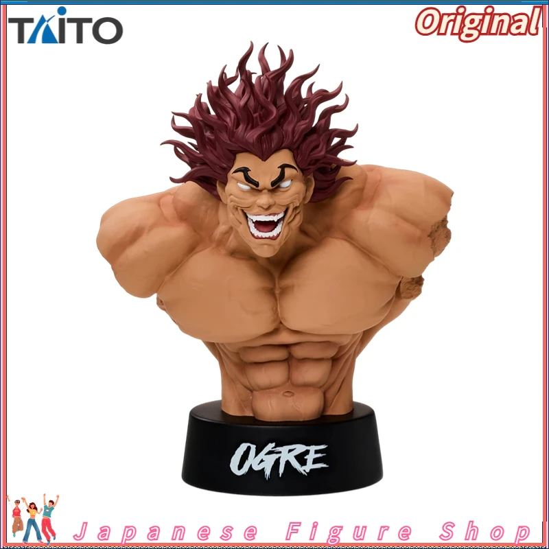 【Pre Sale】TAiTO Taito Kuji Baki-Dou Hanma Yujiro A Prize The Strongest Bust on Earth Toys Gifts