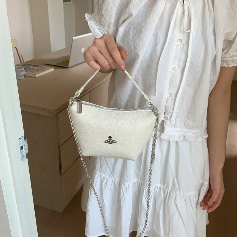 

Elegant Leather Crossbody Bag for Women Designer Shoulder Purse Ladies Handbag Luxury Brand Multi-Pocket Tote