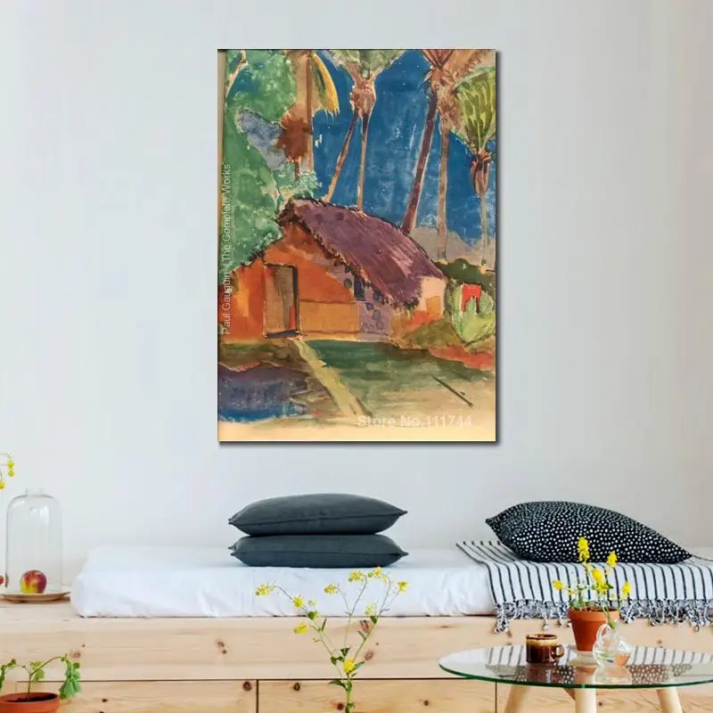 

Landscape Painting Watercolor 22 Paul Gauguin Art Oil on Canvas Handmade High Quality