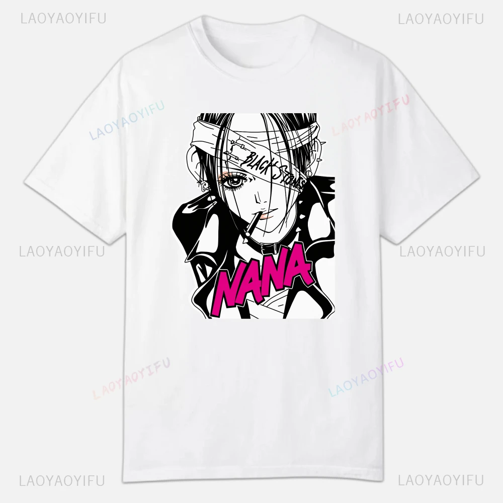 

Nana T-shirt Women Clothes Graphic Tops Quality Short Sleeve Summer Tees Custom Clothing Funny Streetwear Printed Cotton Plain