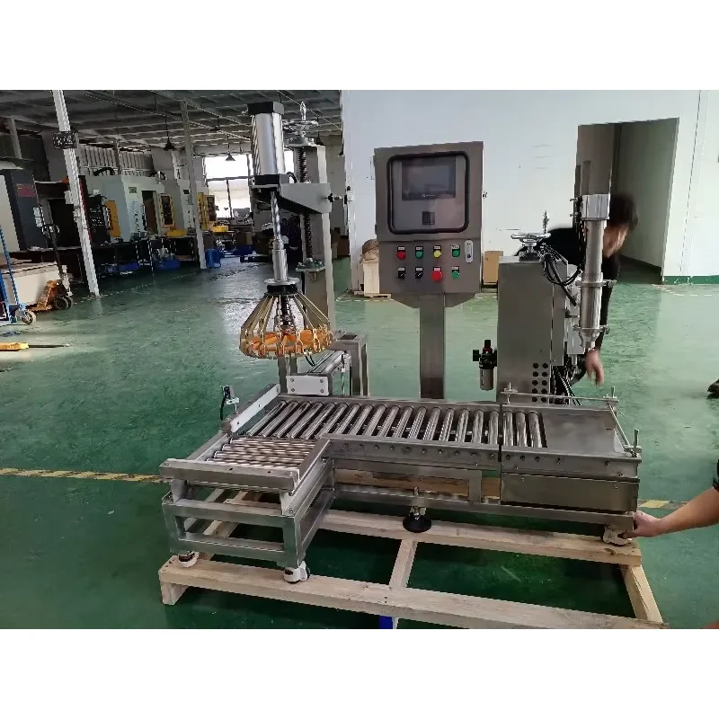 Anti-drip Weighing Type Food Grade Animal Oil Filling Machine