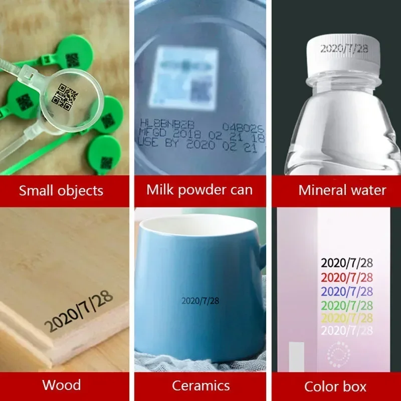 Hot Sale Desktop Static Inkjet PrinterIntelligent Non-handheld Color Small Printer X1 Date Two-dimensional Barcode Inkjet Printe