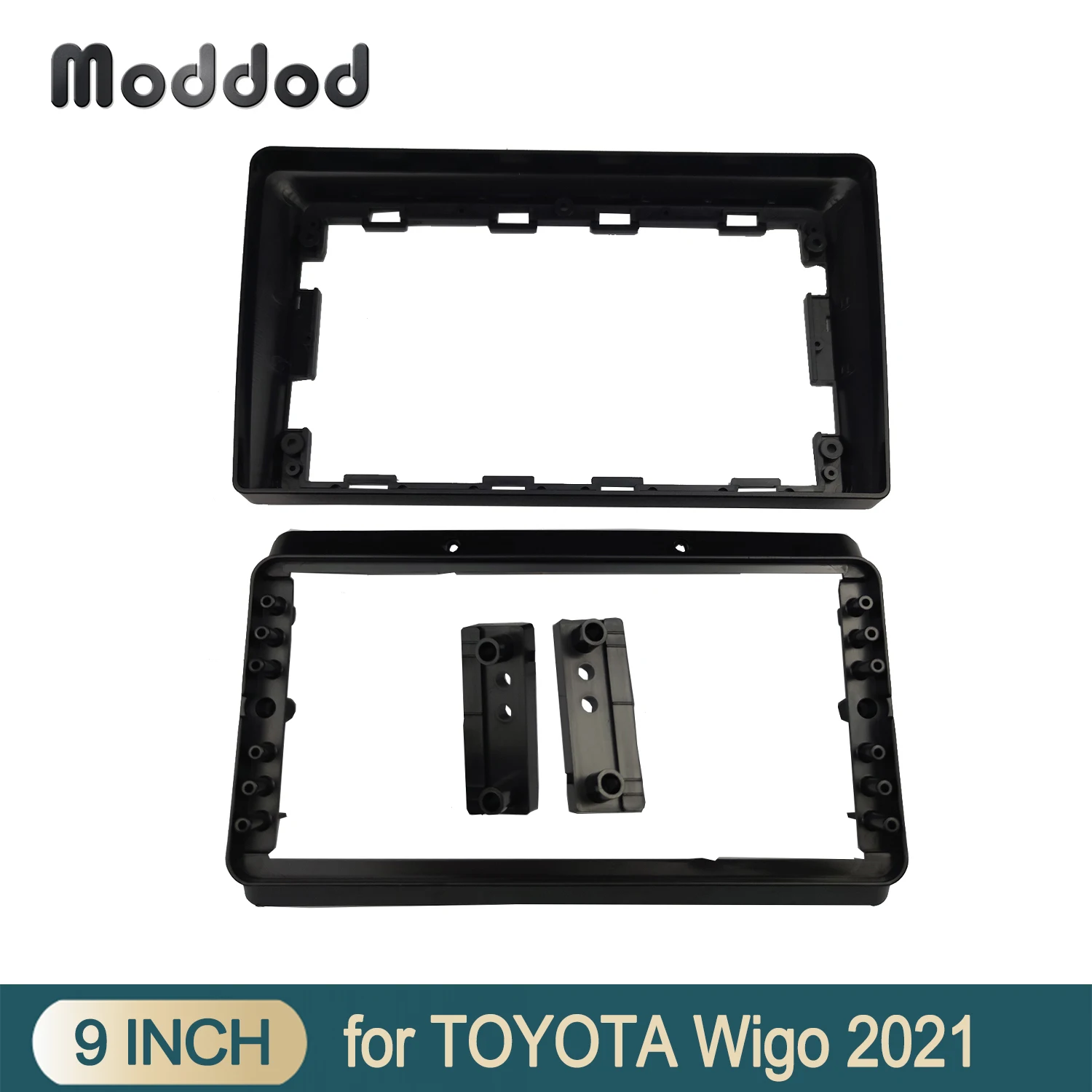 

for TOYOTA Wigo 2021 9 INCH Car Double Din Android Dash Kit Radio Refitting Installation Fascia Frame Stereo Panel Audio Bezel