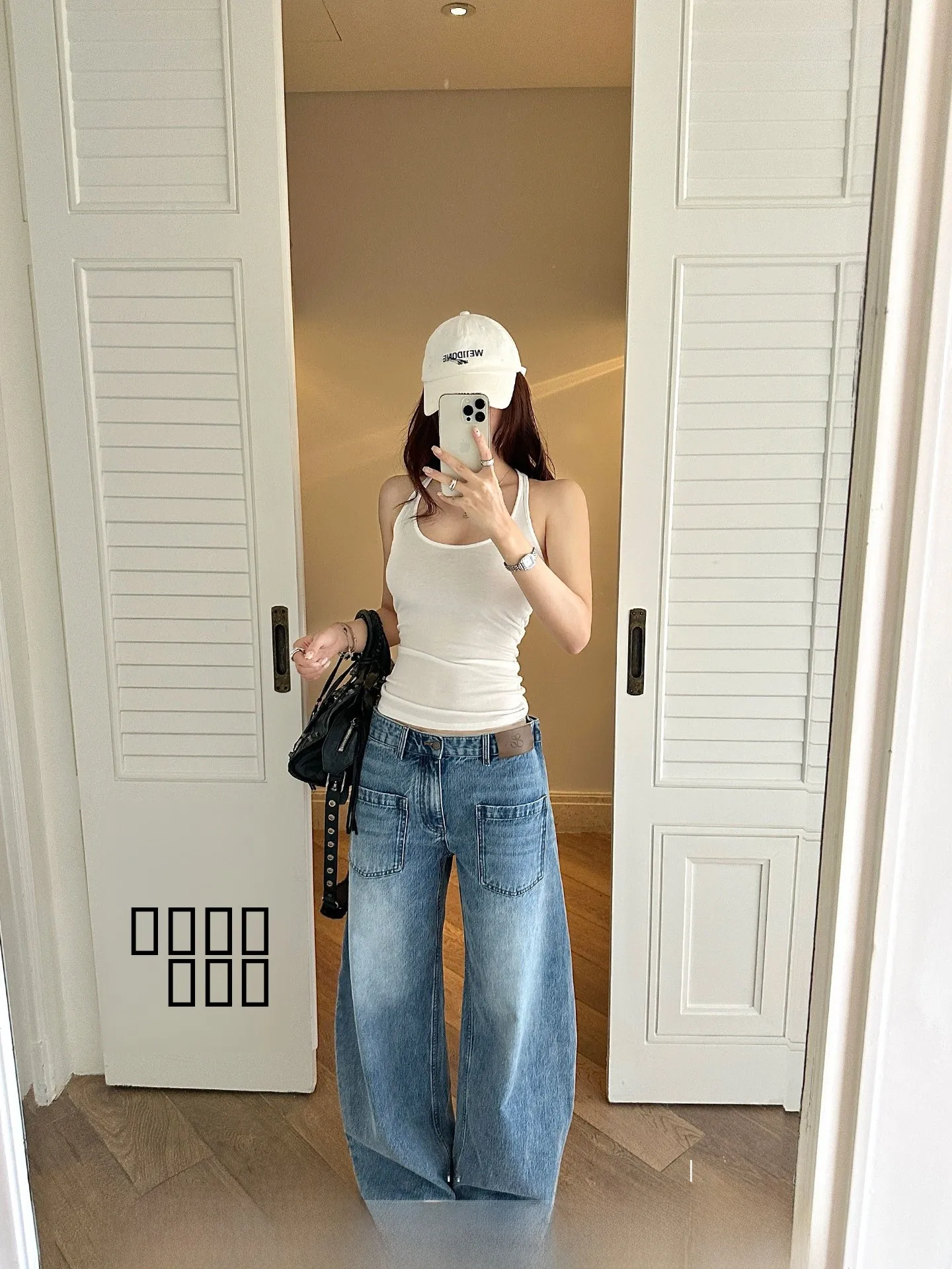 

Xzichic Thiened Bamboo Fiber Air Flow Spun Denim Jeans Women Loose Long Pants Vintage Waed Sle l Waist Zipper
