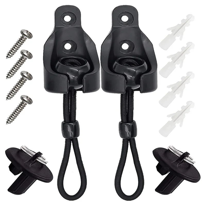 PA-Upgraded Bungee Kit and End Cap Outdoor Roller Sun Shade Replacement Part Shade Tie Downs Elastic Windproof Cord
