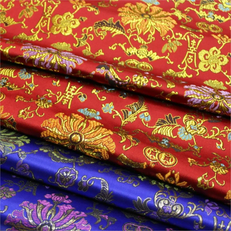 

and film robe lace decorative fabric hand-woven Chinese-style brocade jacquard silk