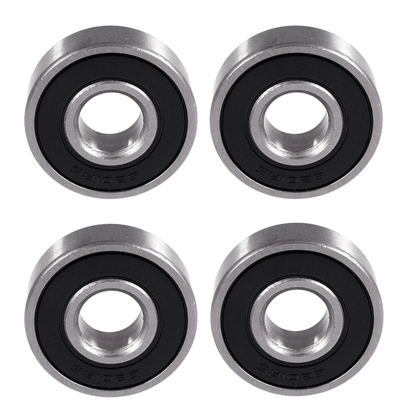 4X 6201RS Shielded Deep Groove Ball Bearing 32Mm X 12Mm X 10Mm