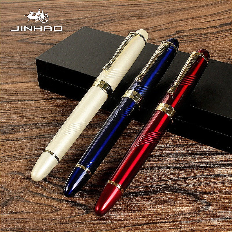 jinhao-x450-caneta-tinteiro-estudante-caligrafia-presente-negocios-metal-assinatura-caligrafia-presente-caneta-tinta-disponivel-material-escolar